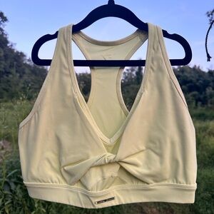 Gymshark Light Yellow Sports Bra